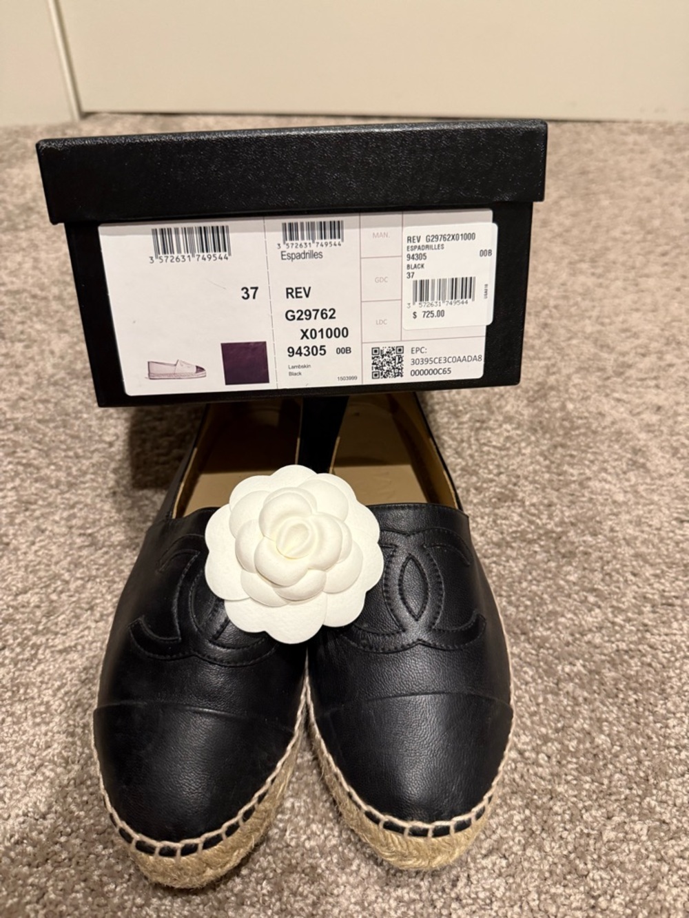Chanel Espadrille size 37 - Picture 7 of 7